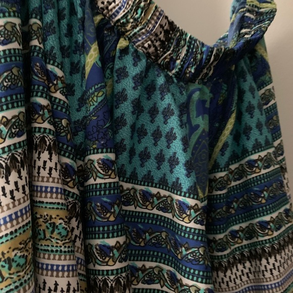 NWOT Colorful Boho Maxi Skirt. OSFM - Picture 2 of 6